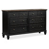 Magnussen Home Surrey Brown Double Drawer Dresser