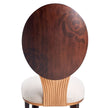 Michael Amini Camellia Field Linen/Warm Pecan Dining Side Chair - Set of 2