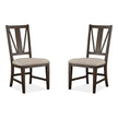 Magnussen Home Westley Falls Graphite Side Chair Set of 2