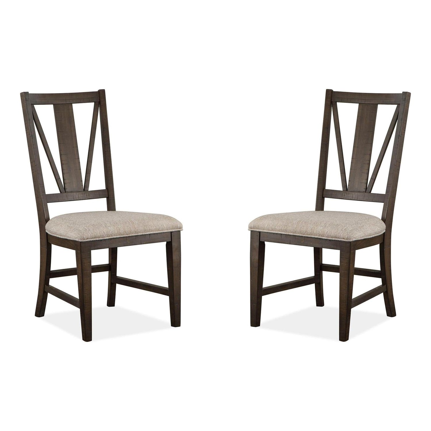 Magnussen Home Westley Falls Graphite Side Chair Set of 2