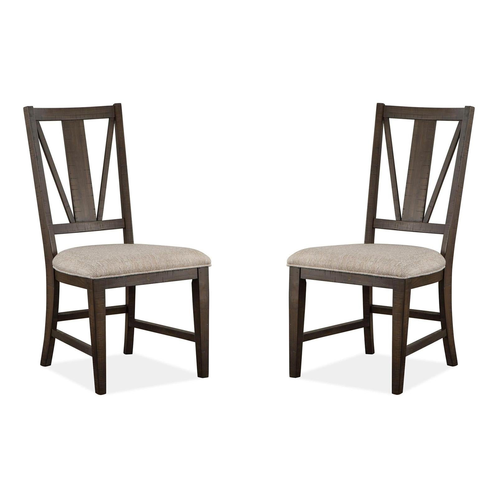 Magnussen Home Westley Falls Graphite Side Chair Set of 2