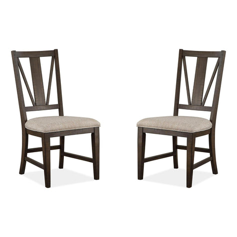 Magnussen Home Westley Falls Graphite Side Chair Set of 2