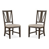 Magnussen Home Westley Falls Graphite Side Chair Set of 2
