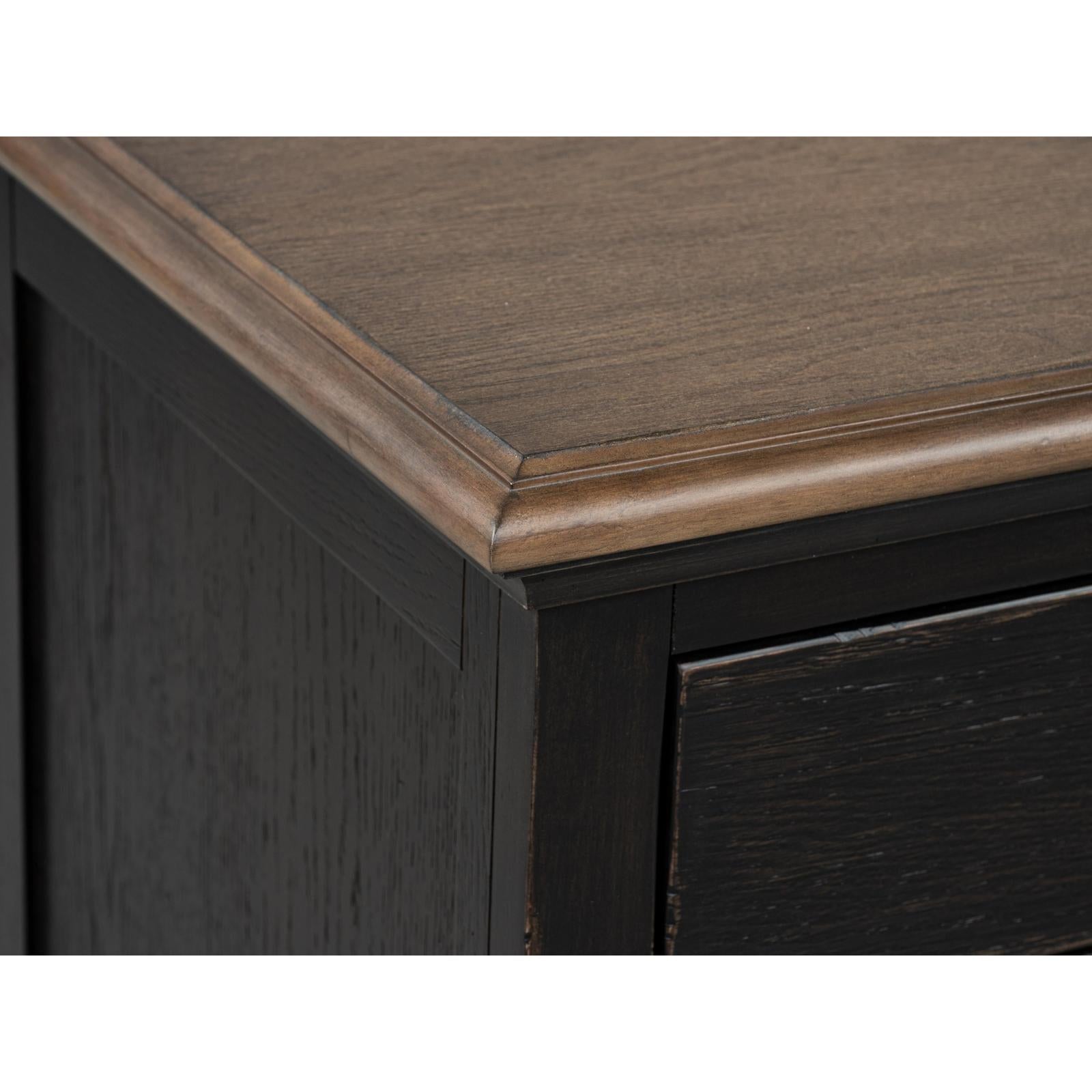 Magnussen Home Surrey Brown Drawer Nightstand