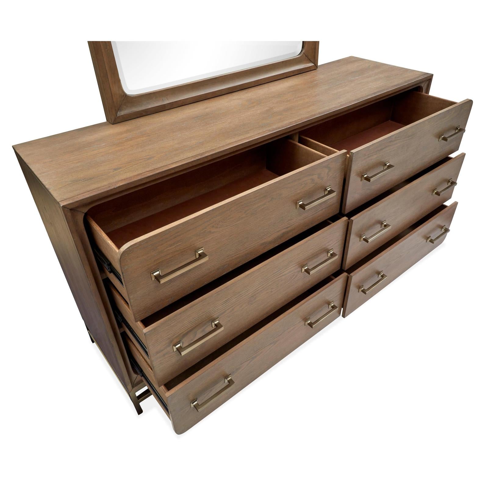 Magnussen Home Lindon Belgian Wheat & Coffee Bean Double Drawer Dresser