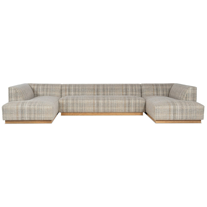 M Furniture Myrtle 3 PC Sectional