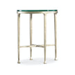 M Furniture Cora Glass Top Oval Drink Table
