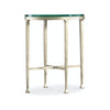 M Furniture Cora Glass Top Oval Drink Table