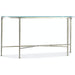 M Furniture Cora Glass Top Console Table