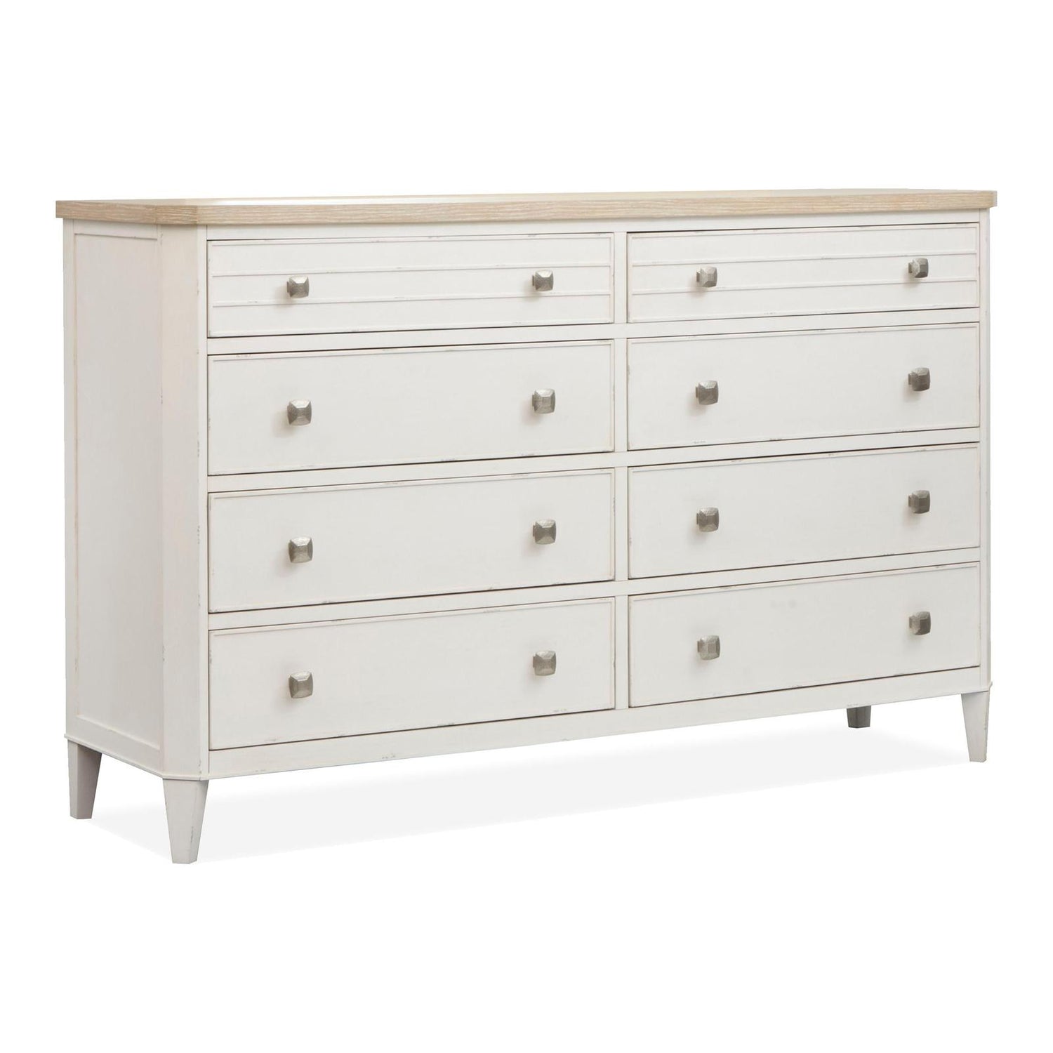 Salt Life Home Echo Isles Sea Pearl and Driftwood Double Drawer Dresser