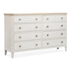 Salt Life Home Echo Isles Sea Pearl and Driftwood Double Drawer Dresser
