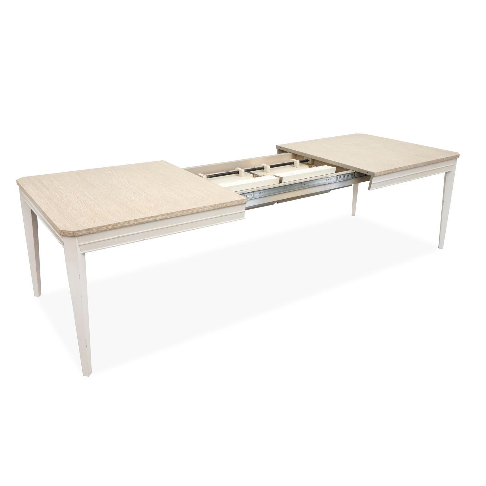 Salt Life Home Echo Isles Sea Pearl and Driftwood Extendable Rectangular Dining Table