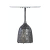M Furniture Zuri Dimple Base Drink Table