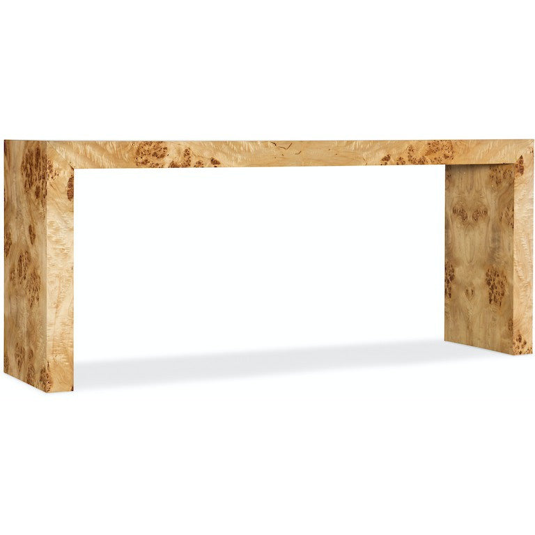 M Furniture Auberon Burl Console Table