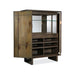M Furniture Shoji Bar Cabinet