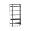 M Furniture Grayson Etagere Bookcase