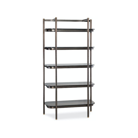 M Furniture Grayson Etagere Bookcase
