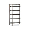 M Furniture Grayson Etagere Bookcase