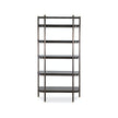 M Furniture Grayson Etagere Bookcase