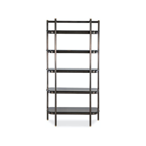 M Furniture Grayson Etagere Bookcase