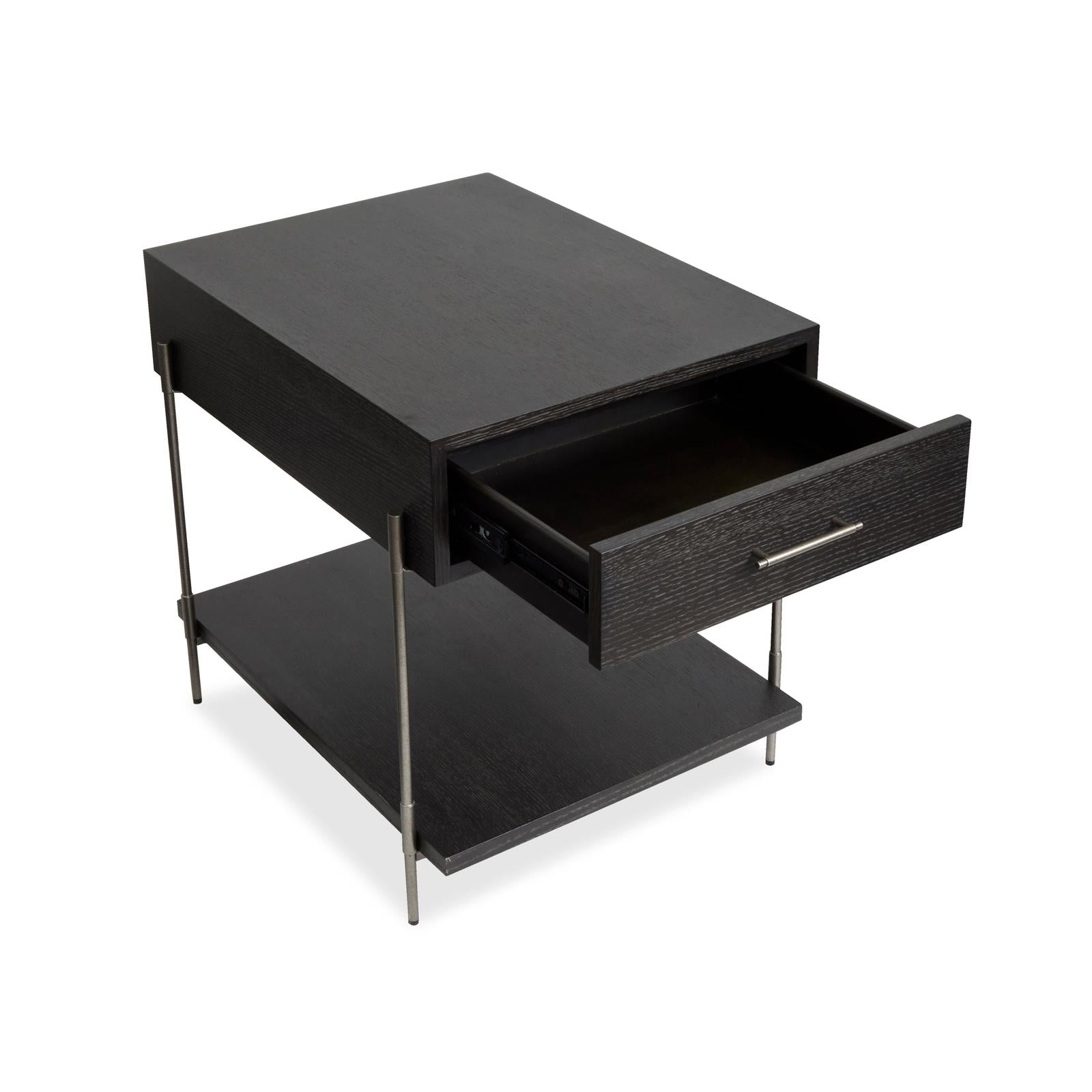 Magnussen Home Spencer Dark Briarsmoke Rectangular End Table