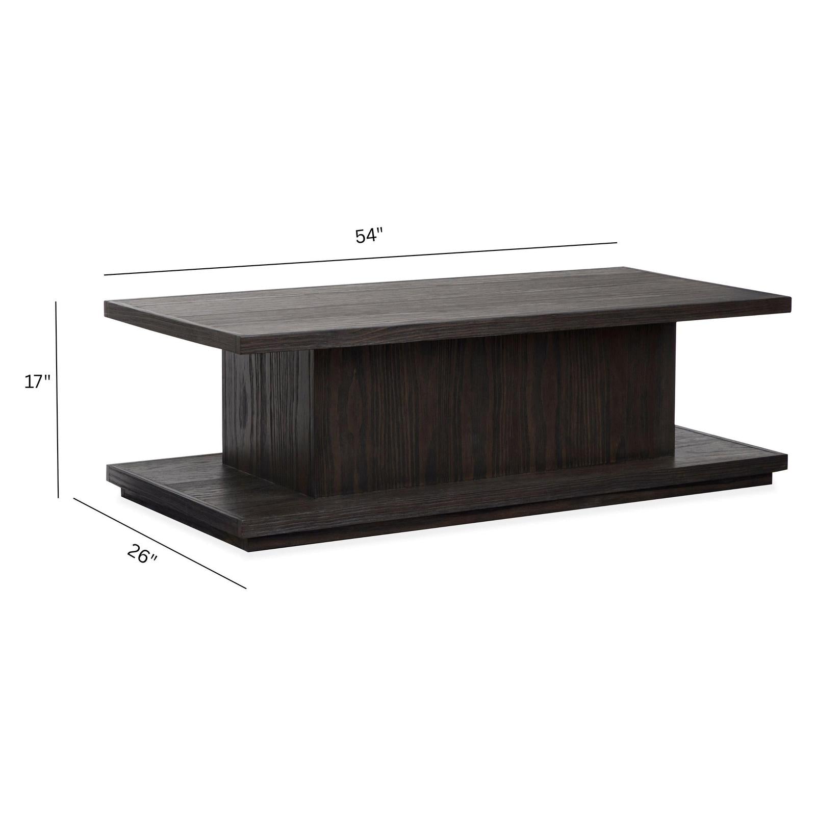 Magnussen Home Shaffer Velvet Roast Lift Top Cocktail Table