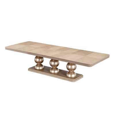 Michael Amini West Kensington Rectangular Dining Table - Sea Salt Caramel