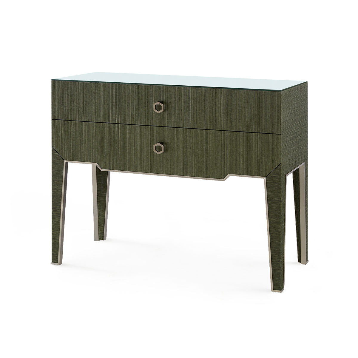 Villa & House Madeline Console with Glass Top