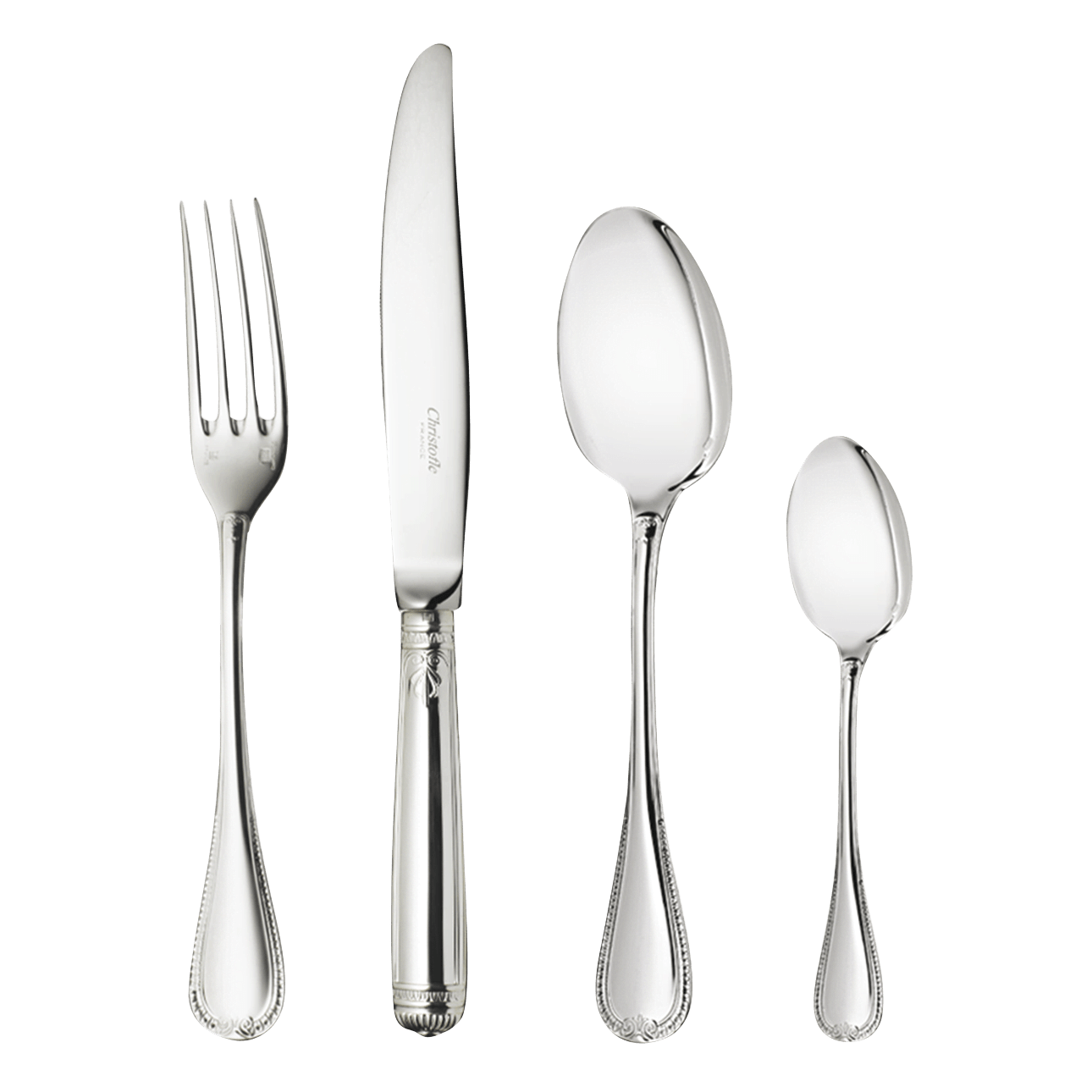 Christofle Malmaison Silver Plated Cutlery Set