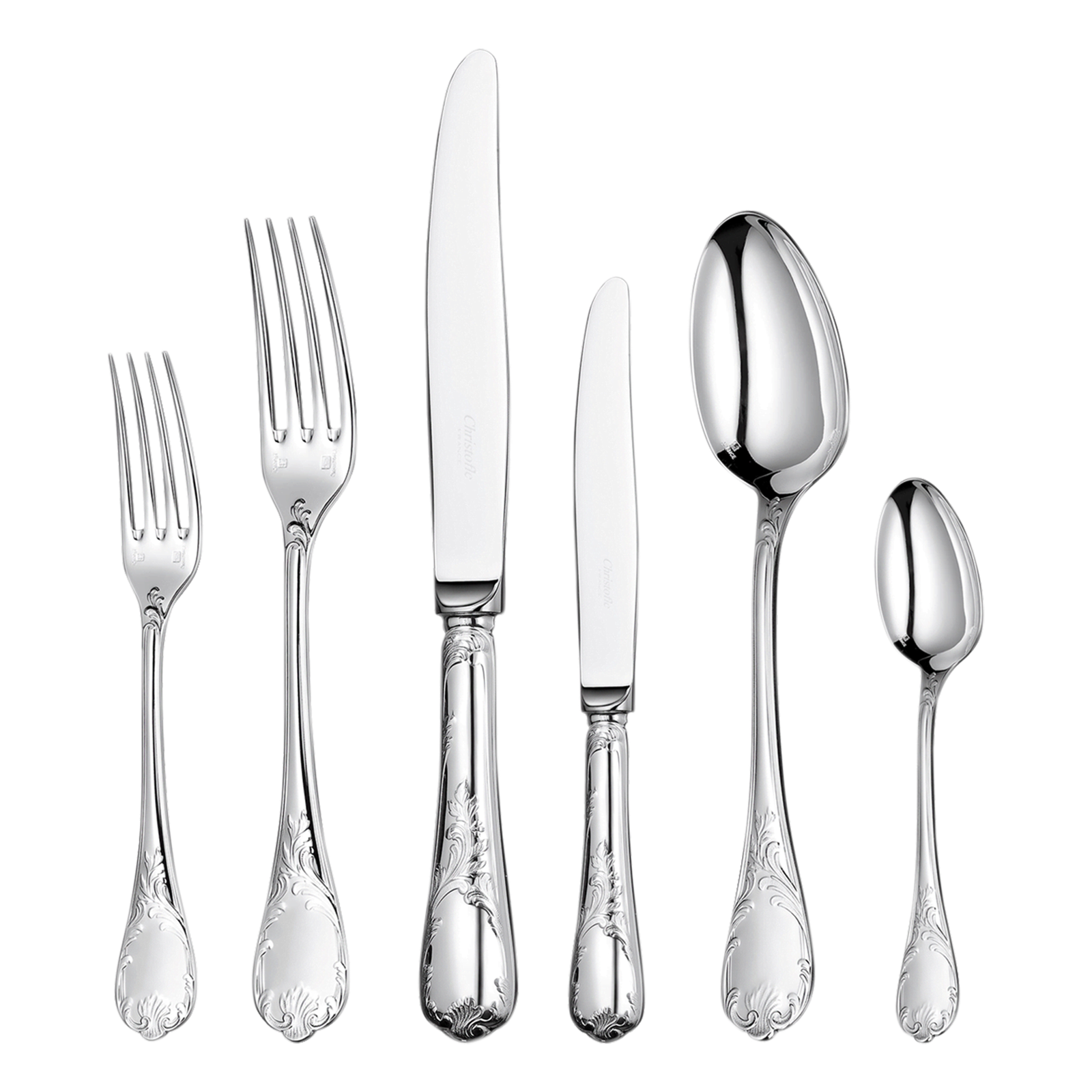 Christofle Marly Silver Plated Cutlery Set