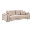 Michael Amini Mia Bella Bergamo Sofa St. Steel