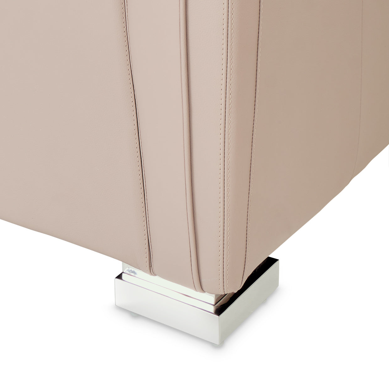 Michael Amini Mia Bella Bergamo Loveseat St. Steel