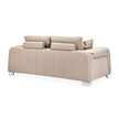 Michael Amini Mia Bella Bergamo Loveseat St. Steel