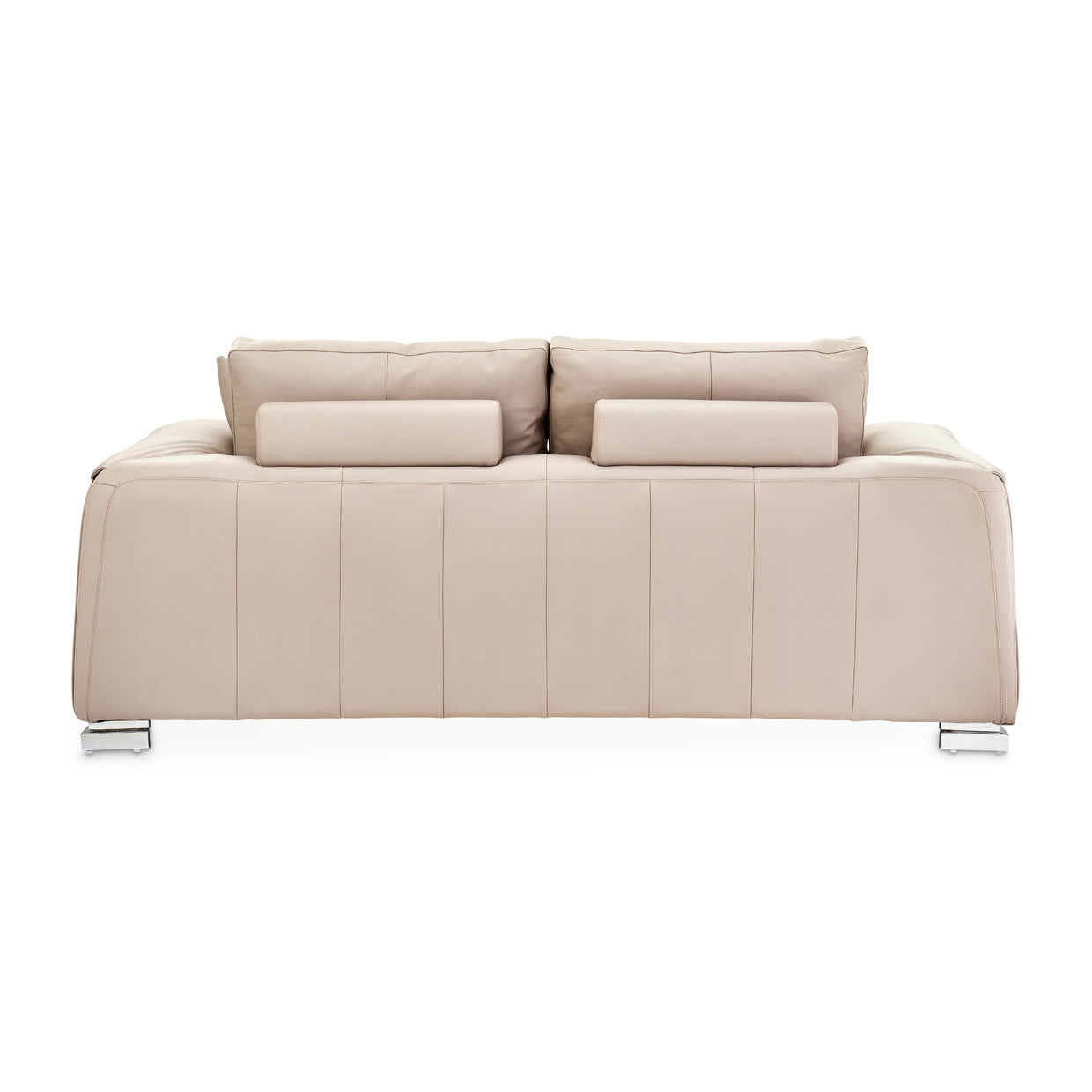 Michael Amini Mia Bella Bergamo Loveseat St. Steel