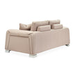 Michael Amini Mia Bella Bergamo Loveseat St. Steel
