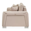 Michael Amini Mia Bella Bergamo Loveseat St. Steel