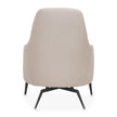 Michael Amini Mia Bella Bergamo Accent Chair St. Steel