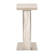 Michael Amini Lotus Bay C-Shaped Accent Table - Sand