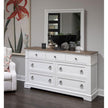 Magnussen Home Kingston Whisper White & Cerused Nutmeg Drawer Dresser