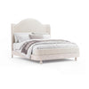 Pulaski Furniture Vivienne Whisper White Upholstered Panel Bed