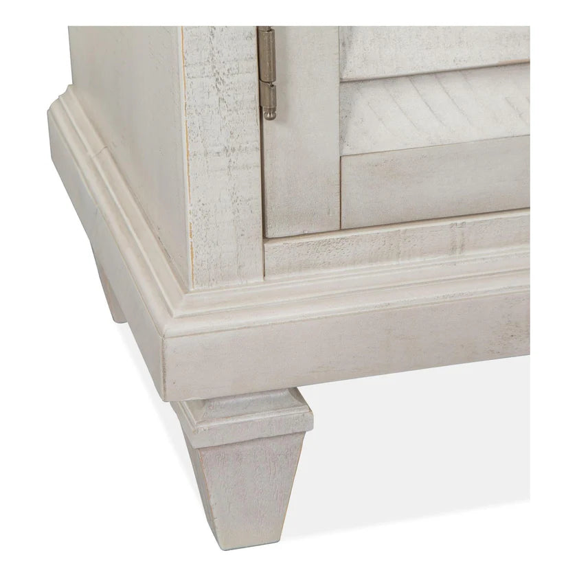 Magnussen Home Newport Alabaster Console