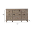 Magnussen Home Lancaster Dovetail Grey Drawer Dresser