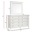 Magnussen Home Juniper Hill Whisper White Double Drawer Dresser