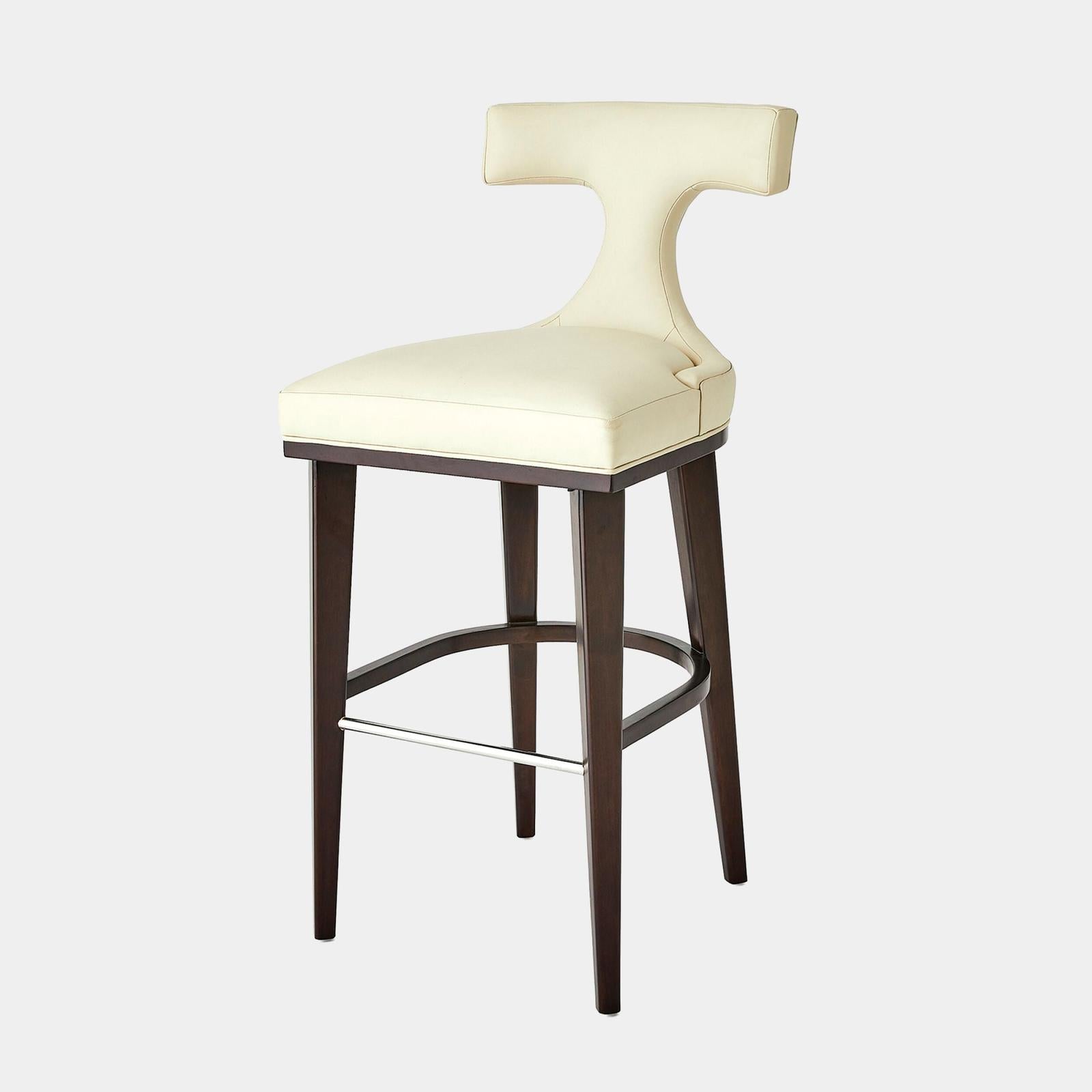 Global Views Anvil Back Barstool