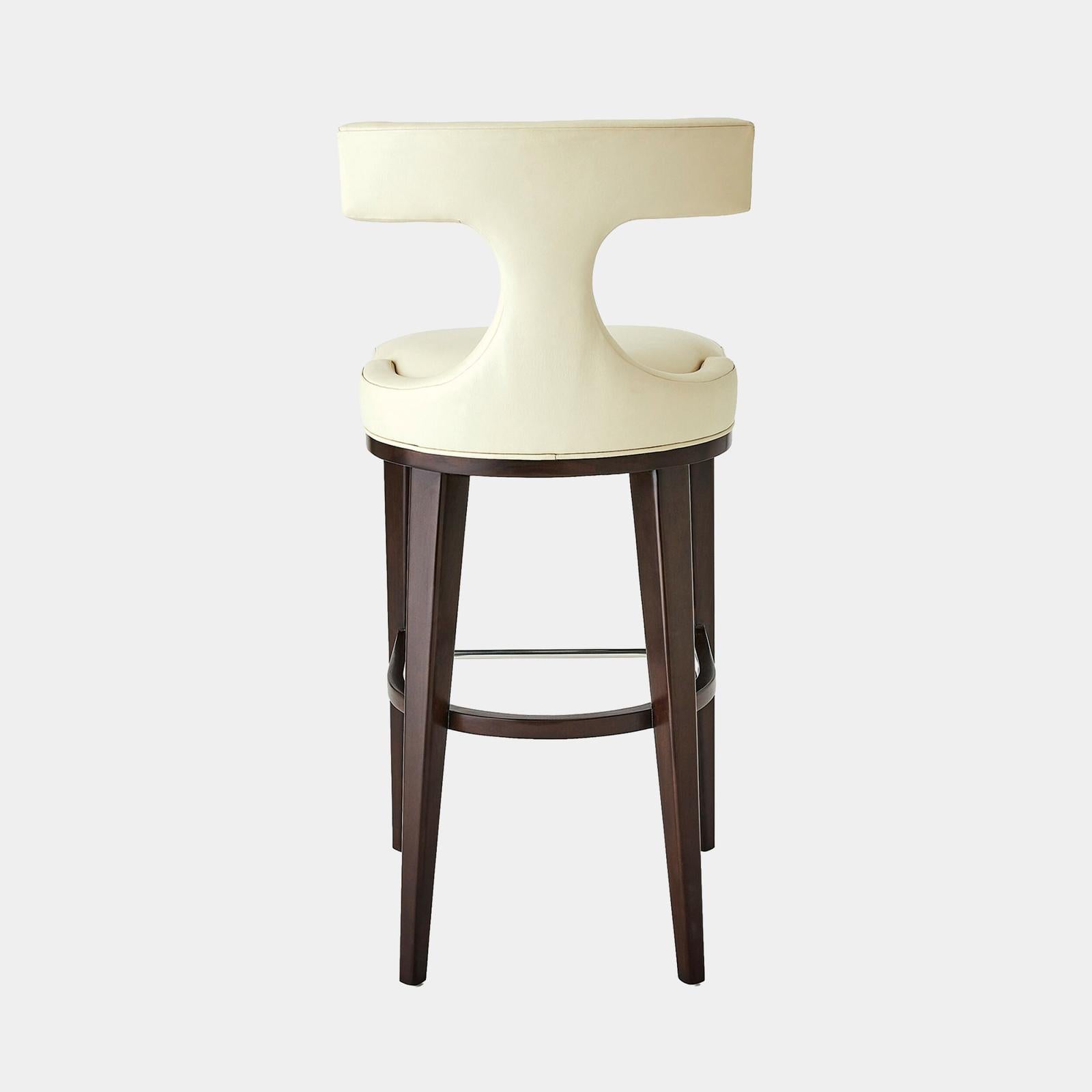Global Views Anvil Back Barstool