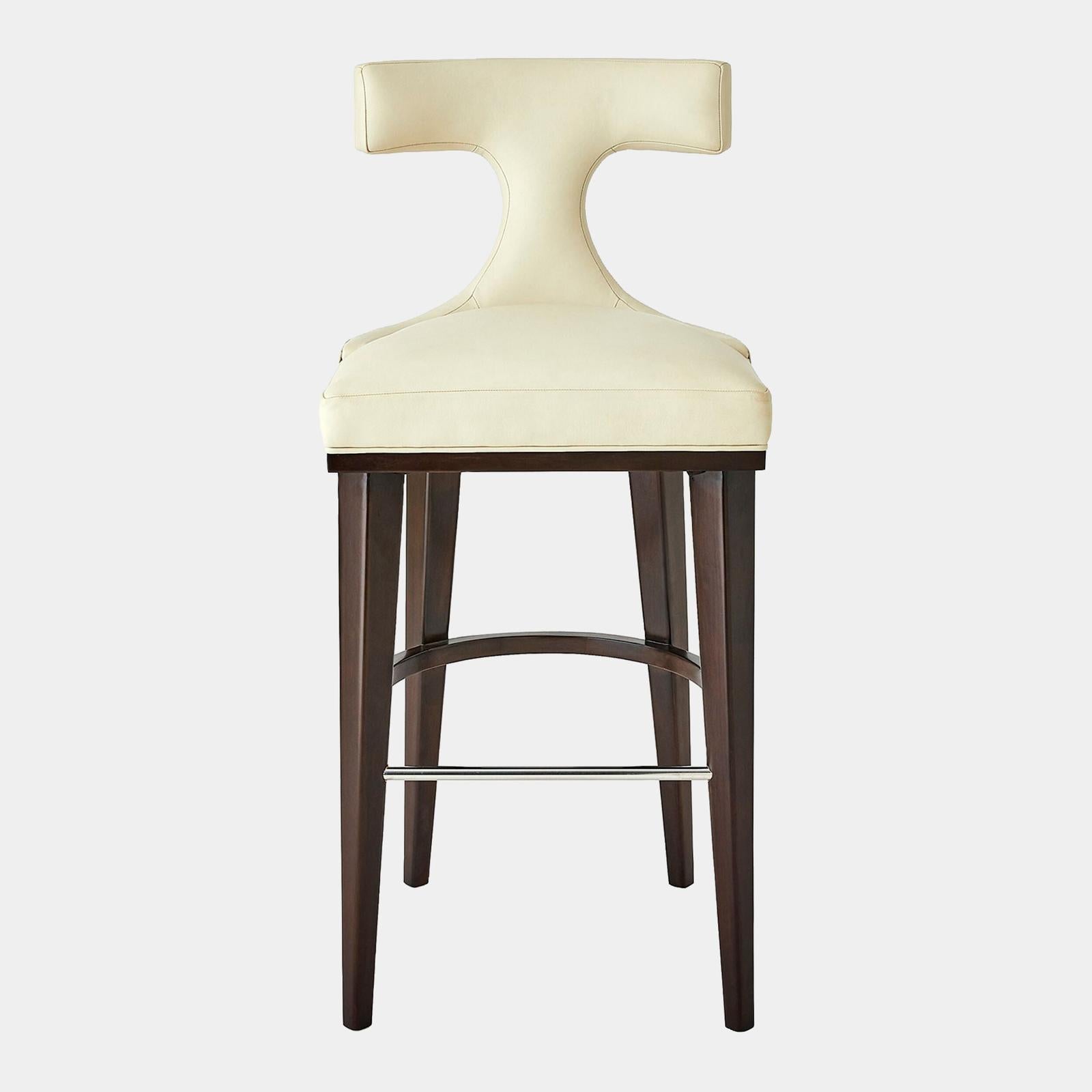 Global Views Anvil Back Barstool