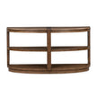 Magnussen Home Connolly Brown Demilune Sofa Table
