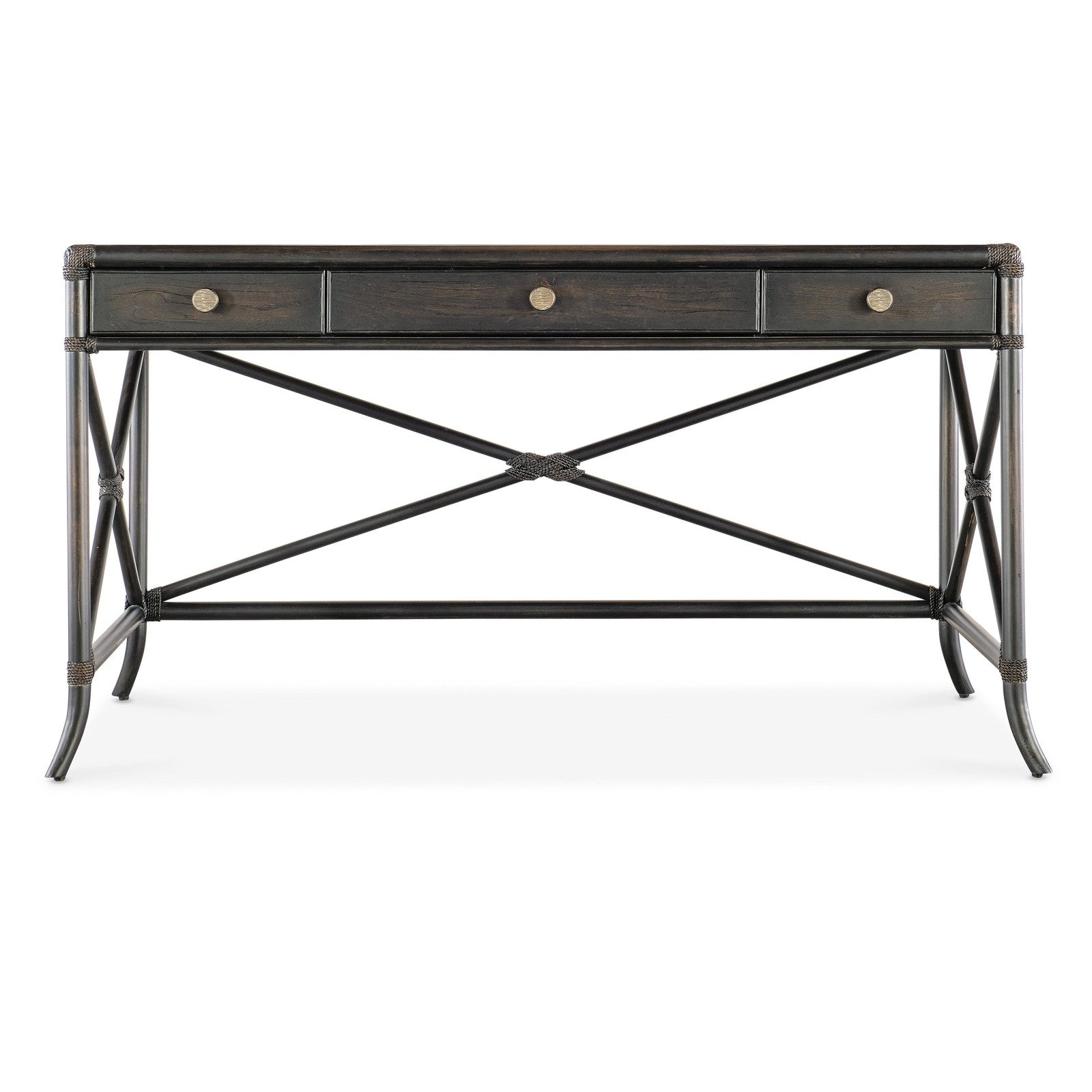 Hooker Furniture Retreat Pole Rattan Writing Desk