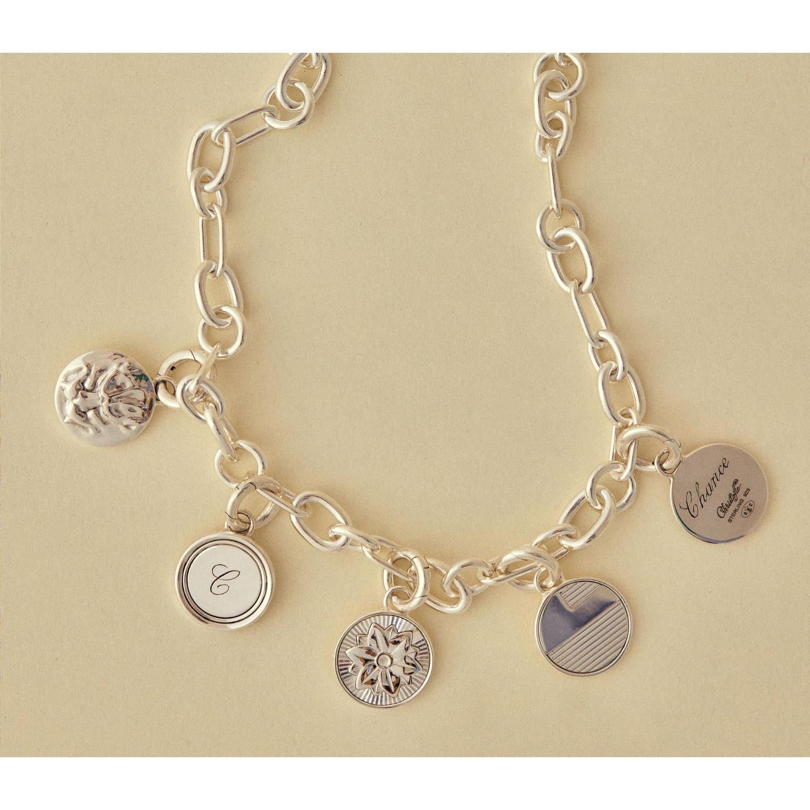 Christofle Chri-Chri Sterling Silver Medal  With Snape Hook