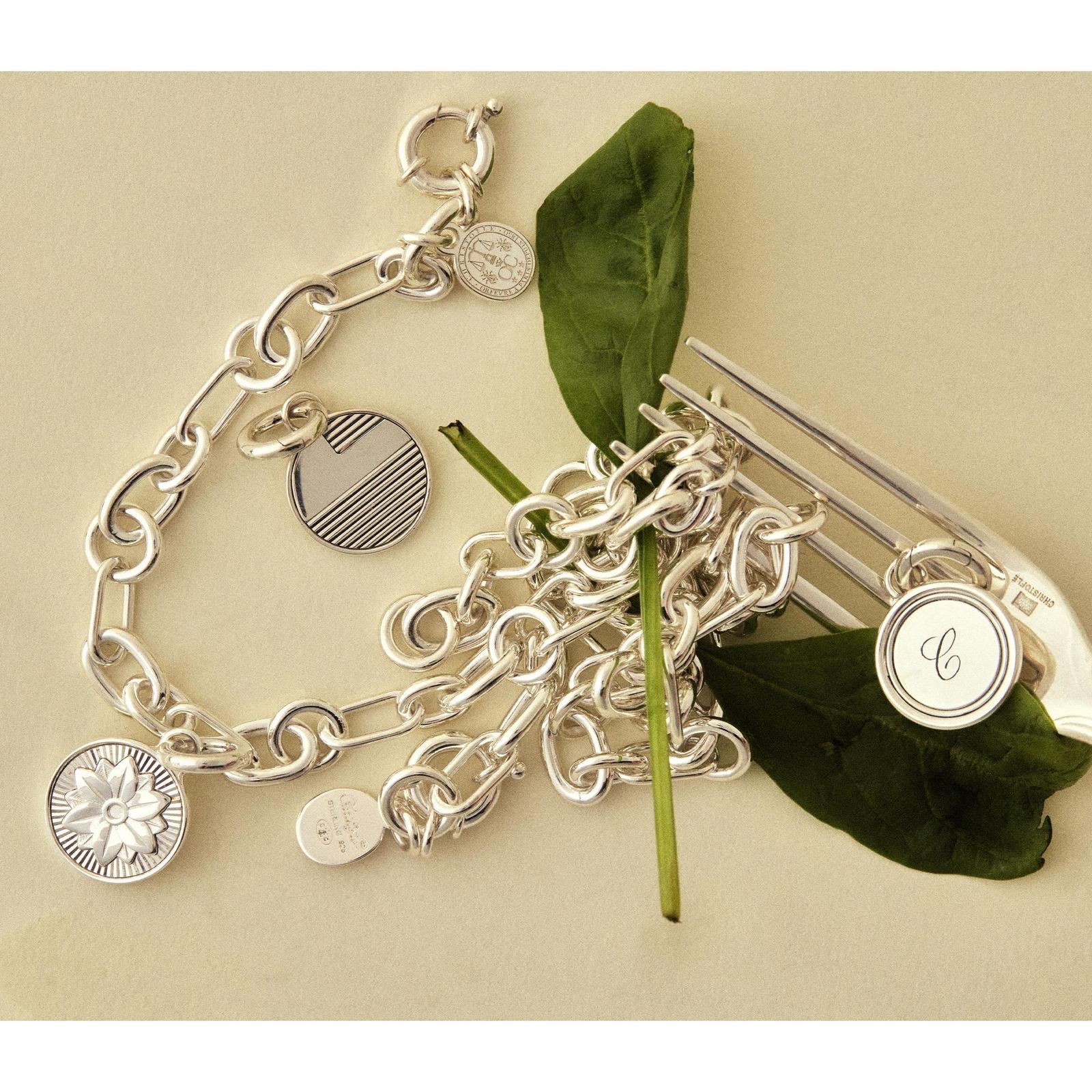 Christofle Chri-Chri Sterling Silver Medal  With Snape Hook